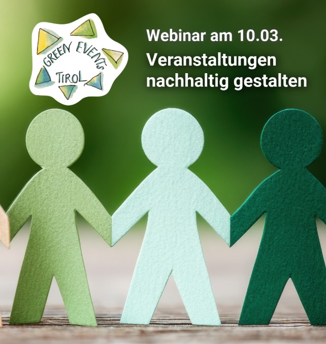 Veranstaltungen nachhaltig gestalten - ONLINE Vortrag