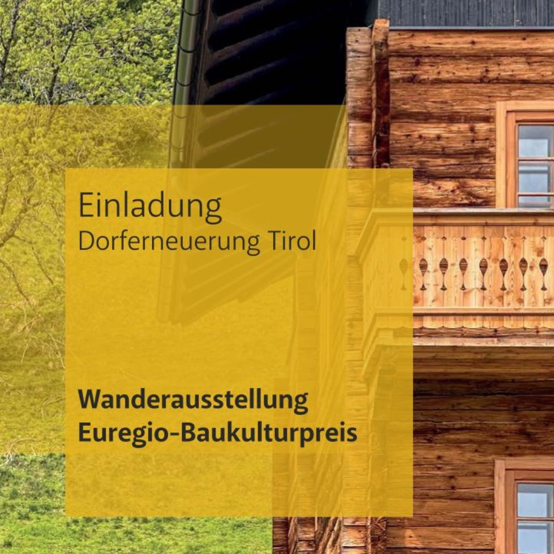Euregio-Baukulturpreis Wanderausstellung 2026