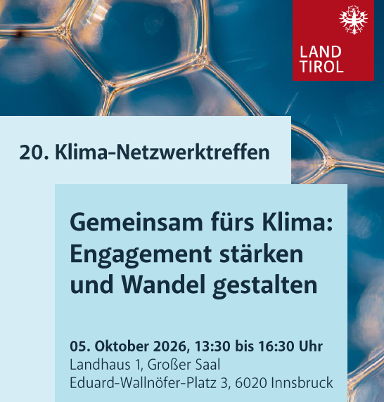 20. Klima-Netzwerktreffen 2026: Gemeinsam fürs Klima