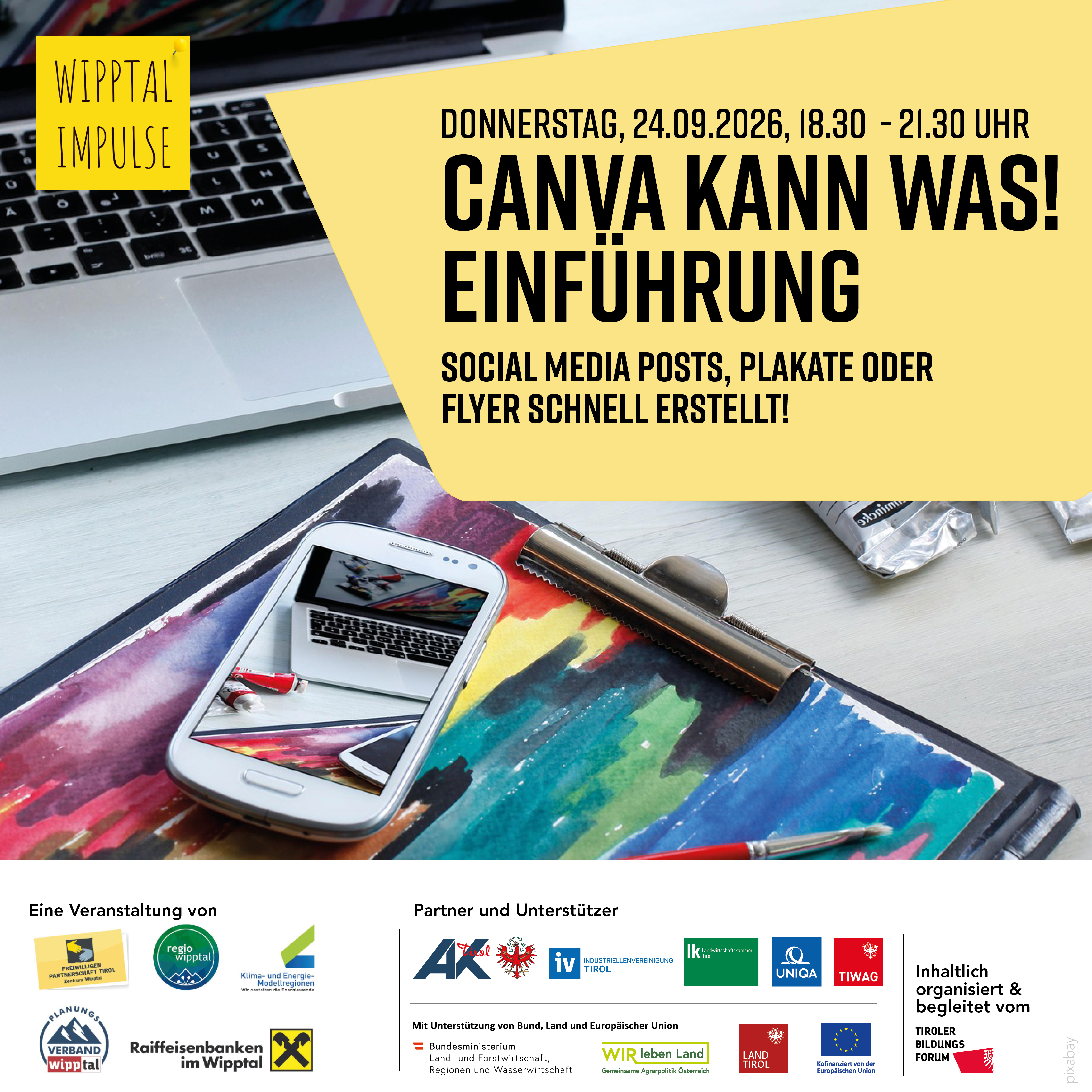 Wipptal Impulse - Canva kann was! Einführung